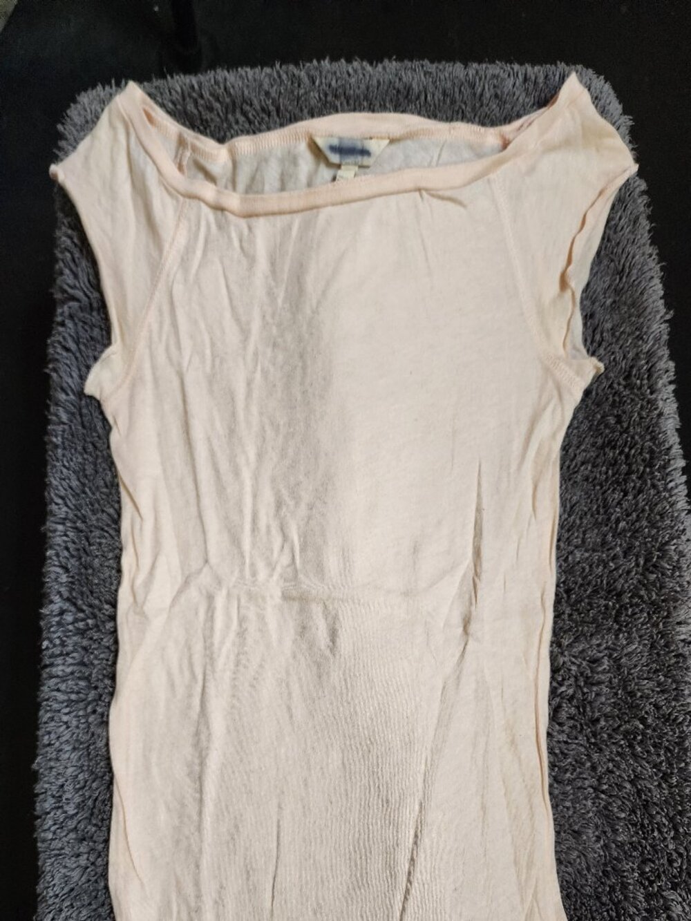 Abercrombie & Fitch Pale Peach 100% Cotton Tee
